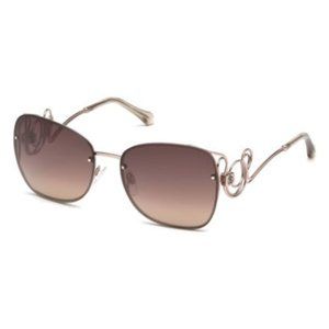 Roberto Cavalli Rimless Square Swirl Sunglasses